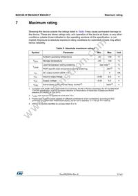 M24C08-WMN6T Datasheet Page 21