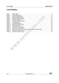 M24C16-DFCU6TP/K Datasheet Page 4