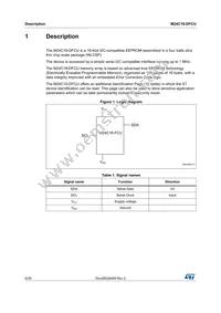 M24C16-DFCU6TP/K Datasheet Page 6