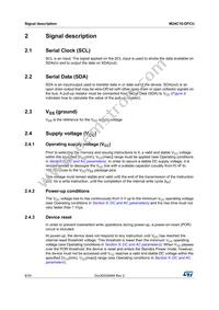 M24C16-DFCU6TP/K Datasheet Page 8