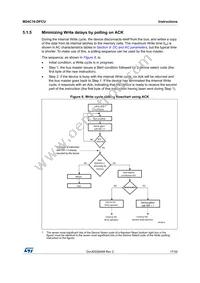 M24C16-DFCU6TP/K Datasheet Page 17