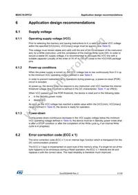 M24C16-DFCU6TP/K Datasheet Page 21