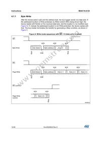 M24C16-DRDW3TP/K Datasheet Page 14