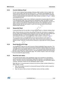 M24C16-DRDW3TP/K Datasheet Page 19