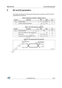 M24C16-DRDW3TP/K Datasheet Page 23