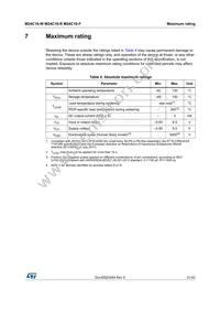 M24C16-WMN6P Datasheet Page 21