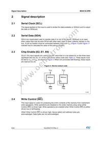 M24C32-DRDW8TP/K Datasheet Page 8