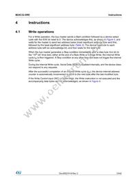 M24C32-DRDW8TP/K Datasheet Page 15