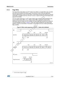 M24C32-DRMN3TP/K Datasheet Page 17
