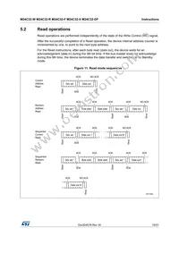 M24C32-FCU6TP/TF Datasheet Page 19