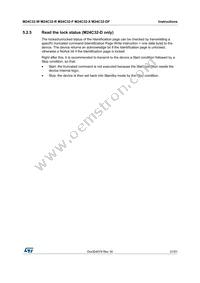 M24C32-FCU6TP/TF Datasheet Page 21