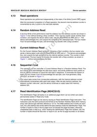 M24C32-FMB5TG Datasheet Page 21
