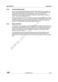 M24C32M-FCU6T/TF Datasheet Page 19