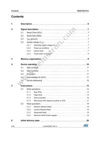 M24C32S-FCU6T/T Datasheet Page 2