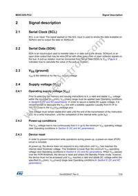 M24C32S-FCU6T/T Datasheet Page 7