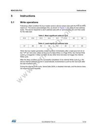 M24C32S-FCU6T/T Datasheet Page 13