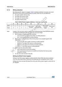 M24C32S-FCU6T/T Datasheet Page 16