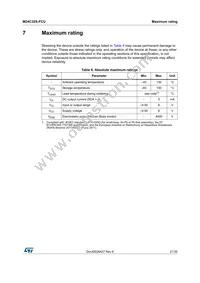 M24C32S-FCU6T/T Datasheet Page 21