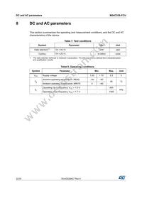 M24C32S-FCU6T/T Datasheet Page 22