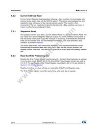 M24C32T-FCU6T/TF Datasheet Page 20