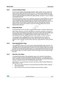 M24C64-DRDW8TP/K Datasheet Page 21