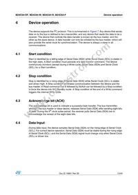 M24C64-FMB6TG Datasheet Page 13