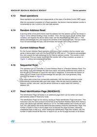 M24C64-FMB6TG Datasheet Page 21