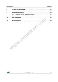 M24C64M-FCU6T/TF Datasheet Page 3