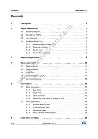 M24C64S-FCU6T/T Datasheet Page 2