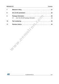 M24C64S-FCU6T/T Datasheet Page 3
