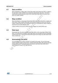 M24C64S-FCU6T/T Datasheet Page 11