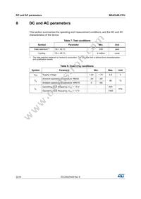 M24C64S-FCU6T/T Datasheet Page 22