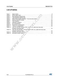 M24C64T-FCU6T/TF Datasheet Page 4