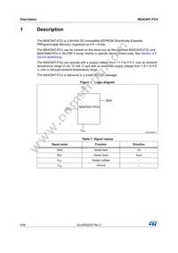 M24C64T-FCU6T/TF Datasheet Page 6