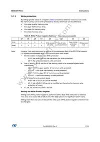 M24C64T-FCU6T/TF Datasheet Page 17