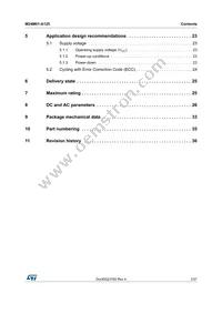 M24M01-DWDW3TP/K Datasheet Page 3