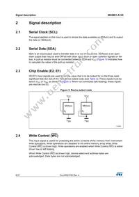 M24M01-DWDW3TP/K Datasheet Page 8