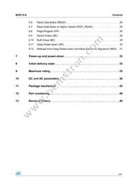 M25P10-AVMN6T Datasheet Page 3