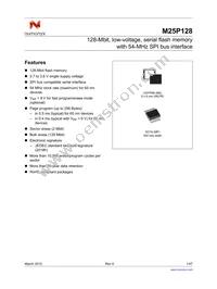M25P128-VMF6TP TR Datasheet Cover