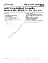 M25P128-VMFPBALT Datasheet Cover