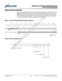 M25P32-VMW3GB Datasheet Page 21