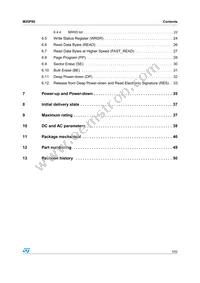 M25P80-VMW6 Datasheet Page 3