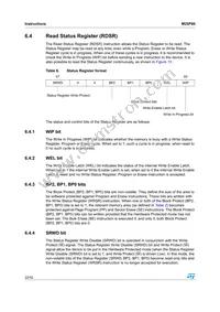 M25P80-VMW6 Datasheet Page 22