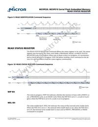 M25PE20-V6D11 Datasheet Page 23
