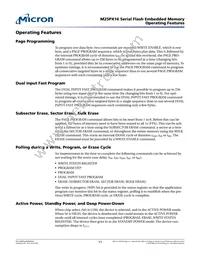 M25PX16SOVZM6TP TR Datasheet Page 11