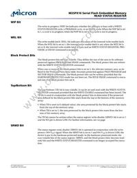 M25PX16SOVZM6TP TR Datasheet Page 23