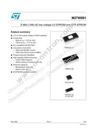 M27W801-100N6 Datasheet Cover