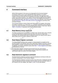 M28W640FCT70ZB6E Datasheet Page 16