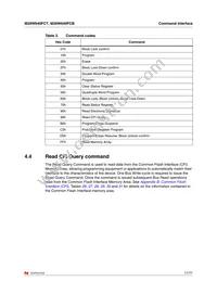 M28W640FCT70ZB6E Datasheet Page 17