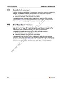 M28W640FCT70ZB6E Datasheet Page 22